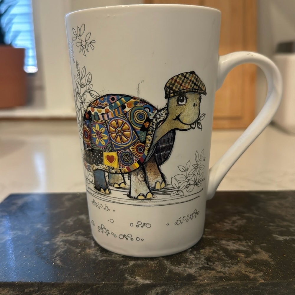 Kiub porcelain art mug